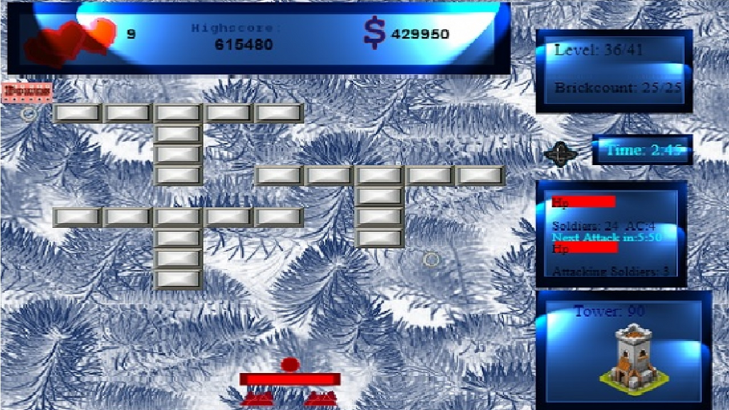 Videogame Splash Breakout