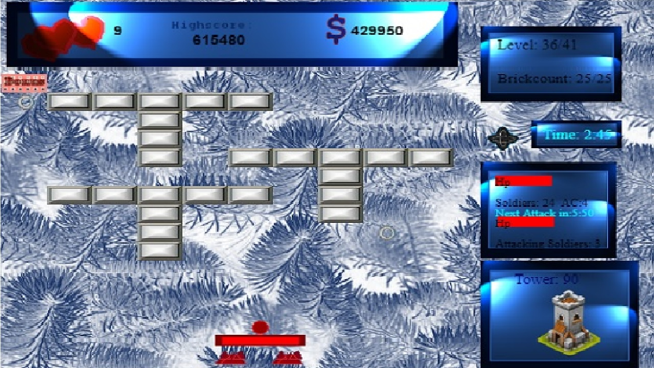 Videogame Splash Breakout